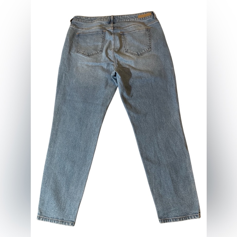 Ms Cello High Rise Slim Straight Jeans Size 14 Blue Stretch Denim - Picture 5 of 8